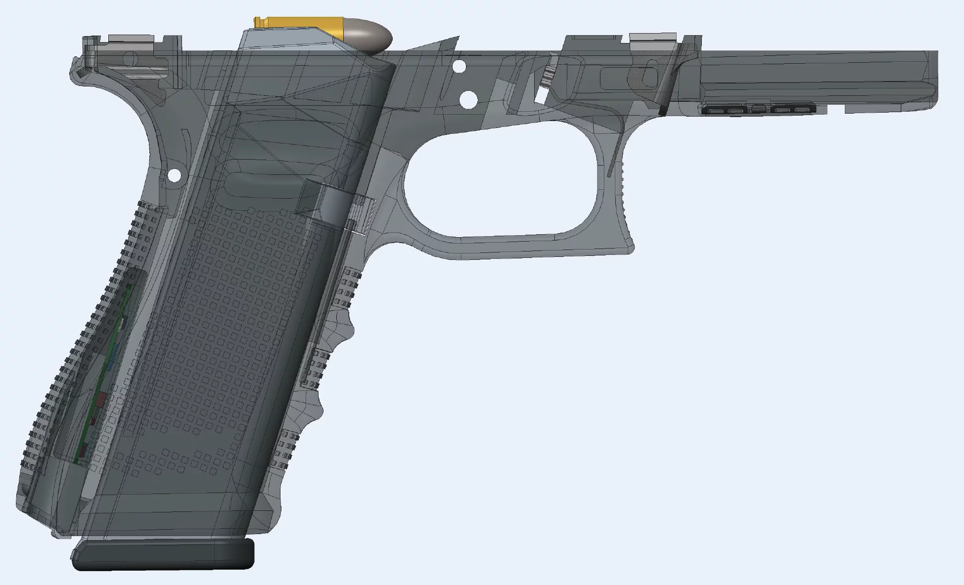 The Yardarm Sensor sends alerts when the firearm is drawn