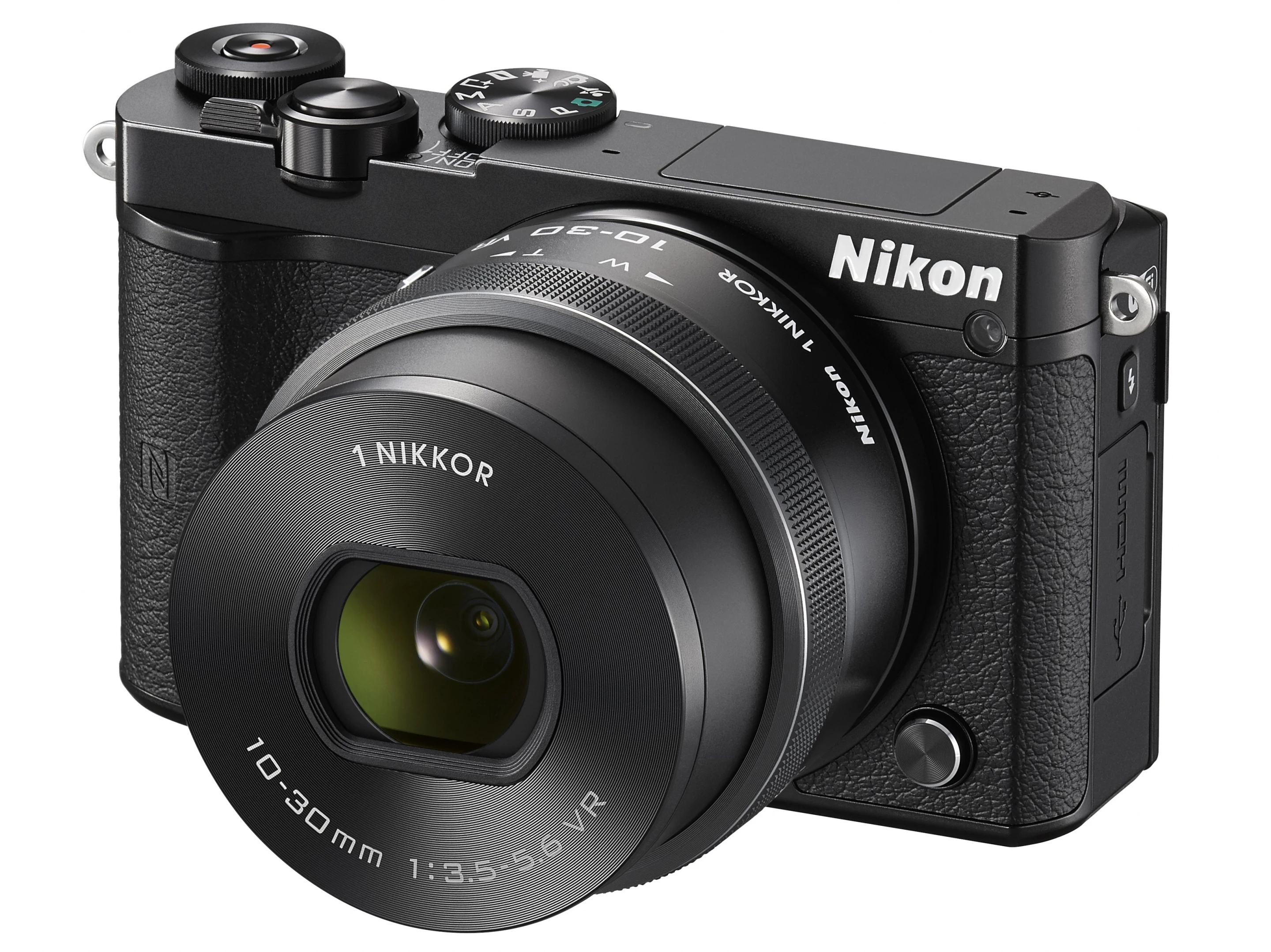 The Nikon 1 J5 will be available in silver-and-black, silver-and-white or all-black
