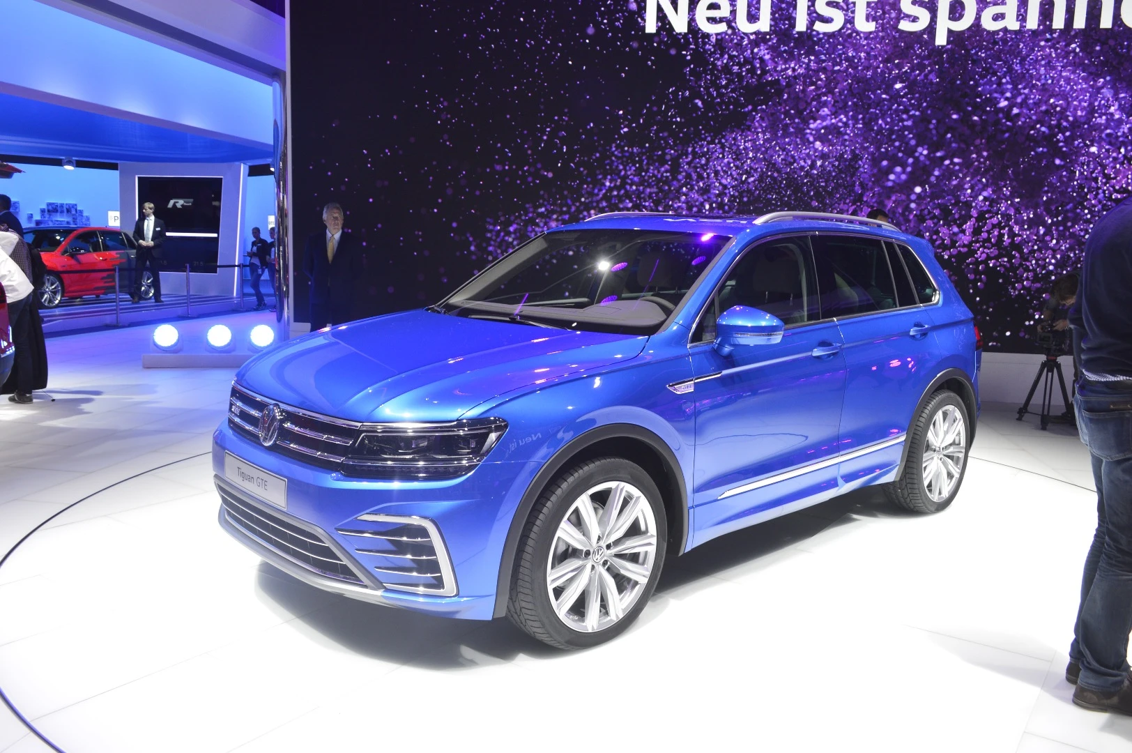 The new Tiguan is built on the MQB platform that underpins the VW Golf
