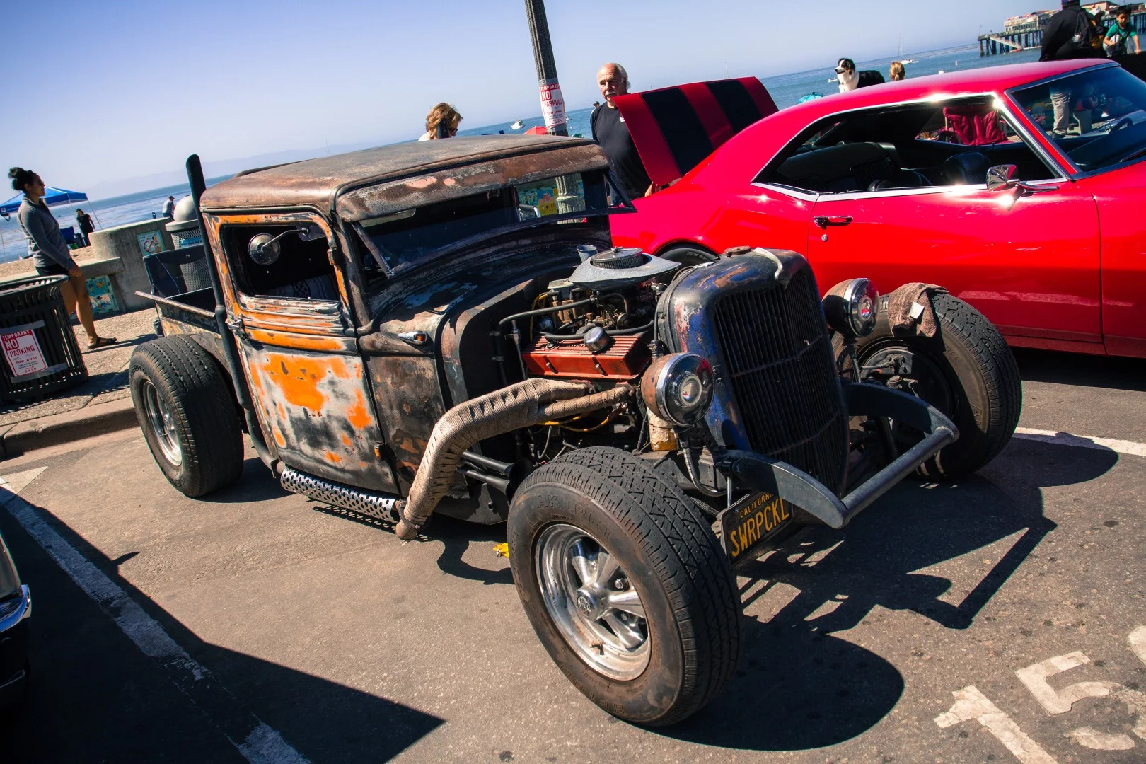 In 1934, Ford trucks didn't have flashy names like "Raptor" or anything. Instead, this is simple a Model B. Prohibition had just ended the year before, but this ratrod looks to have been built in homage to the days of bootleggers running their contraband as fast as humanly possible