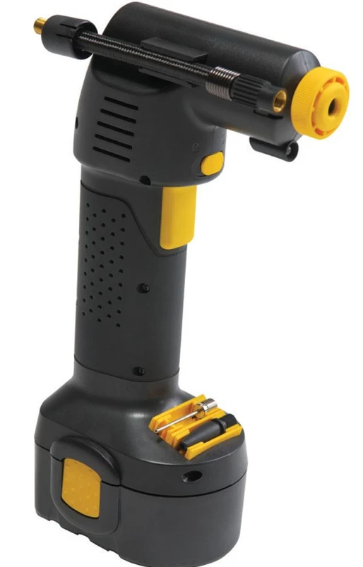 The Airgun includes adapters (at bottom) for use on recreational equipment such as balls and toys