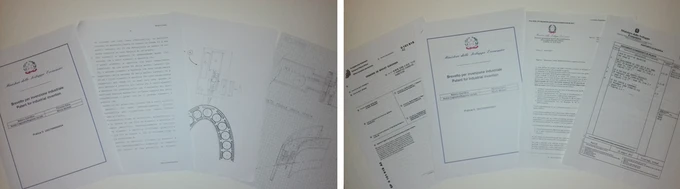 The company posted this picture of the "patent" and "blueprints" on Kickstarter