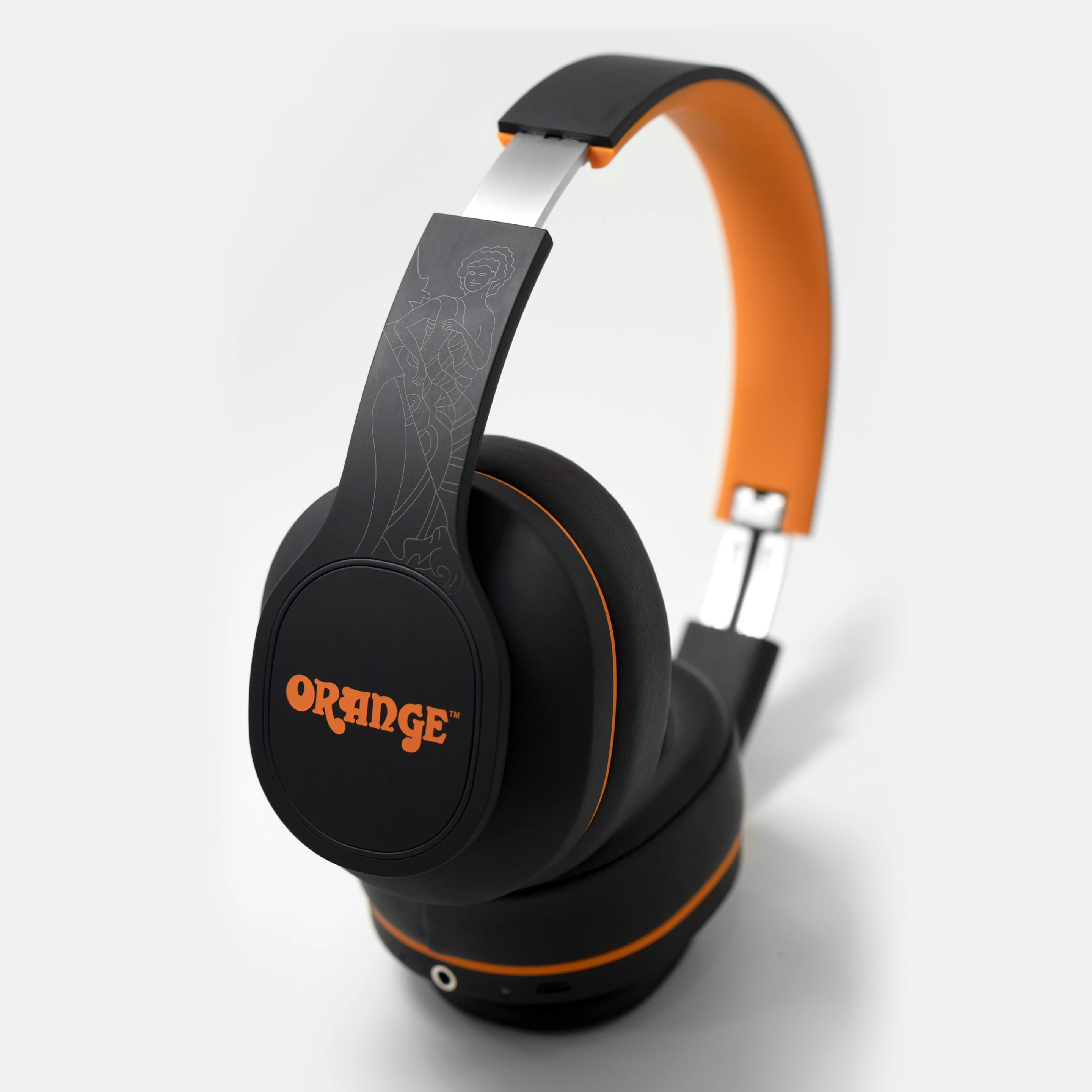 The Crest Edition wireless headphones fold down for transport, and come with an audio cable for the option of continued wired listening when the battery runs out of juice