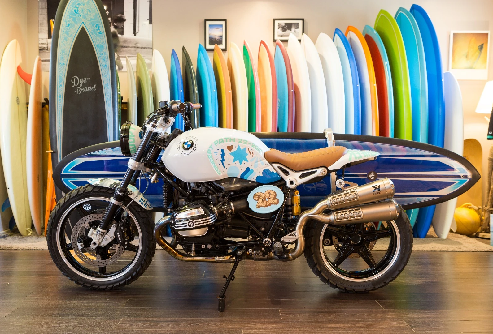 BMW Concept Path 22 with a longboard