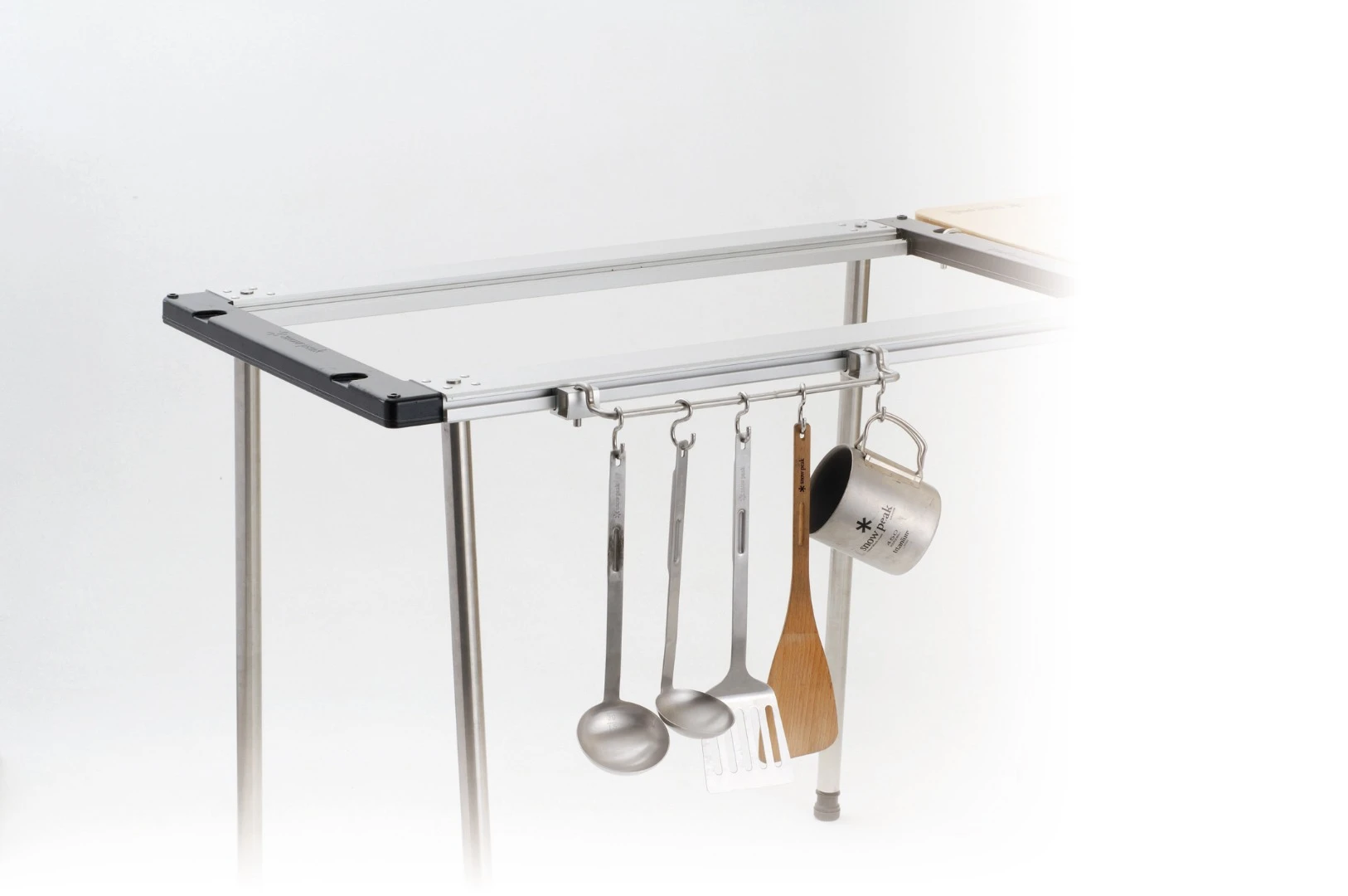 You can fill the Iron Grill frame out with various appliances, countertop surfaces and accessories