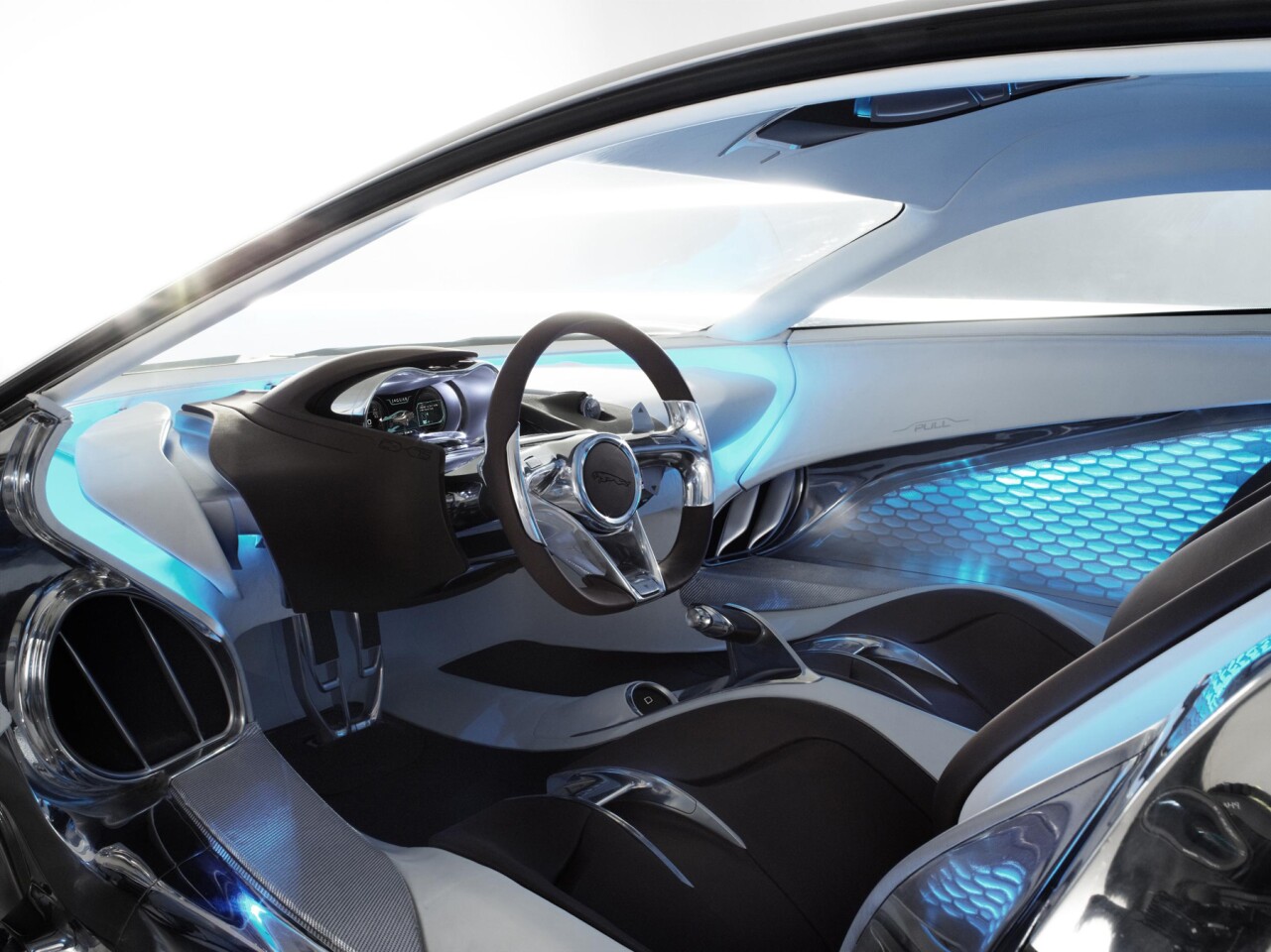 Jaguar's C-X75 concept four-wheel drive electric supercar