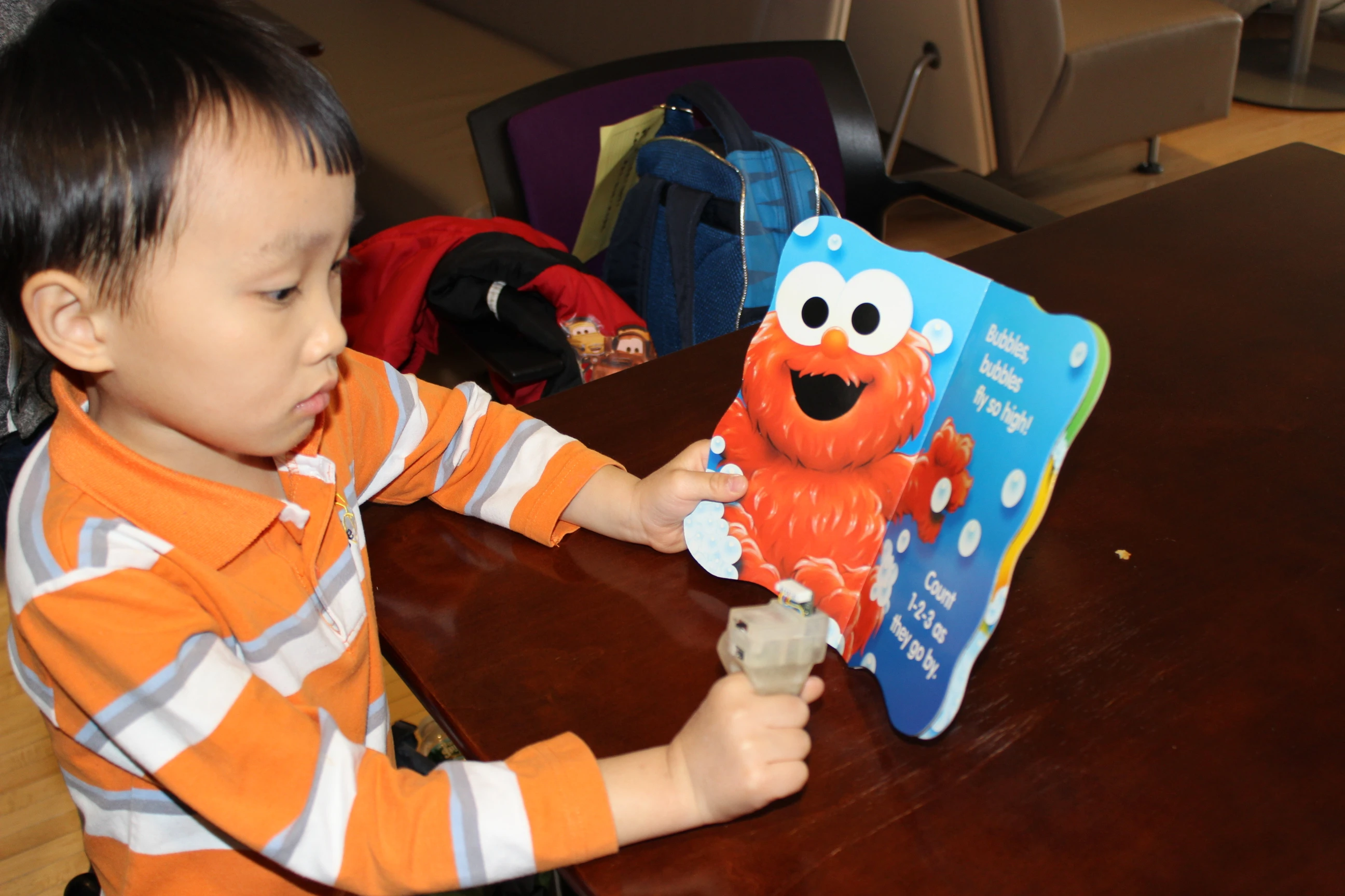 The EyeRing's could also allow visually-impaired users to "read" text in non-braille books