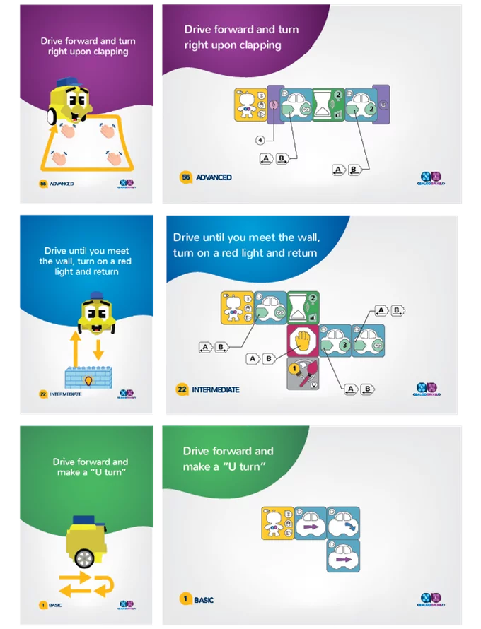 Algobrix activity cards help keep the ideas flowing