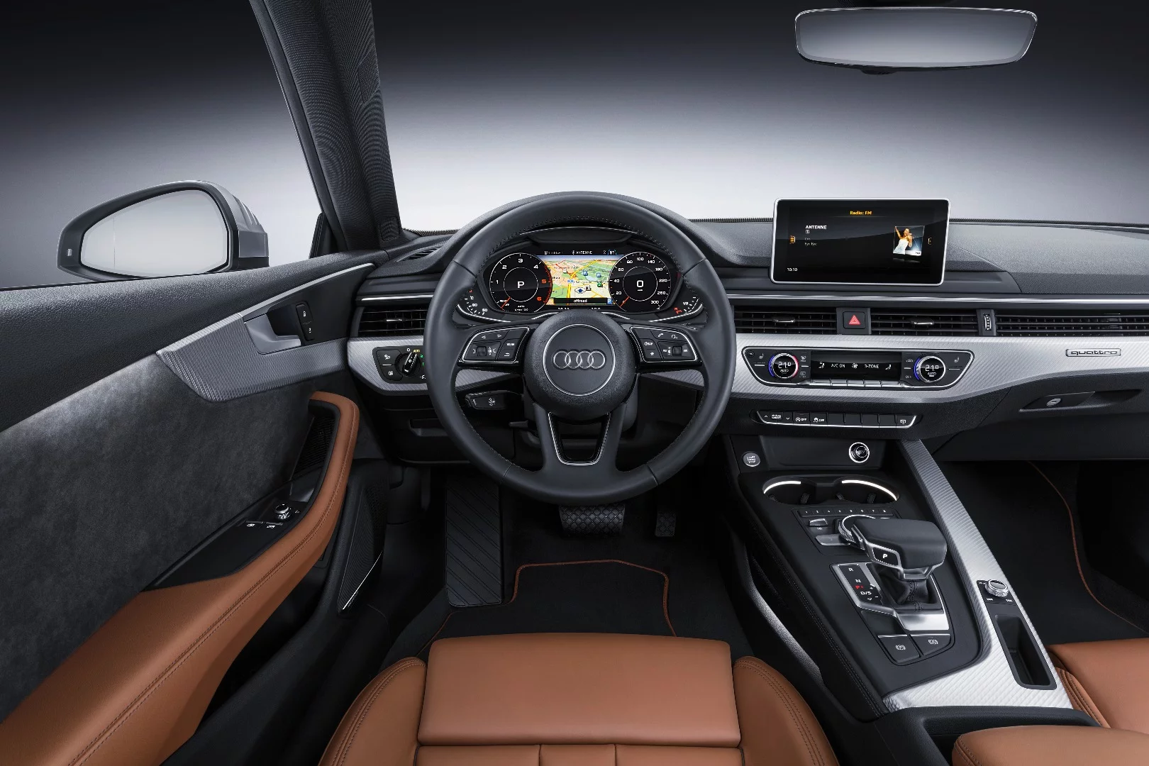 Audi cabins are always nicely made, and this is no exception