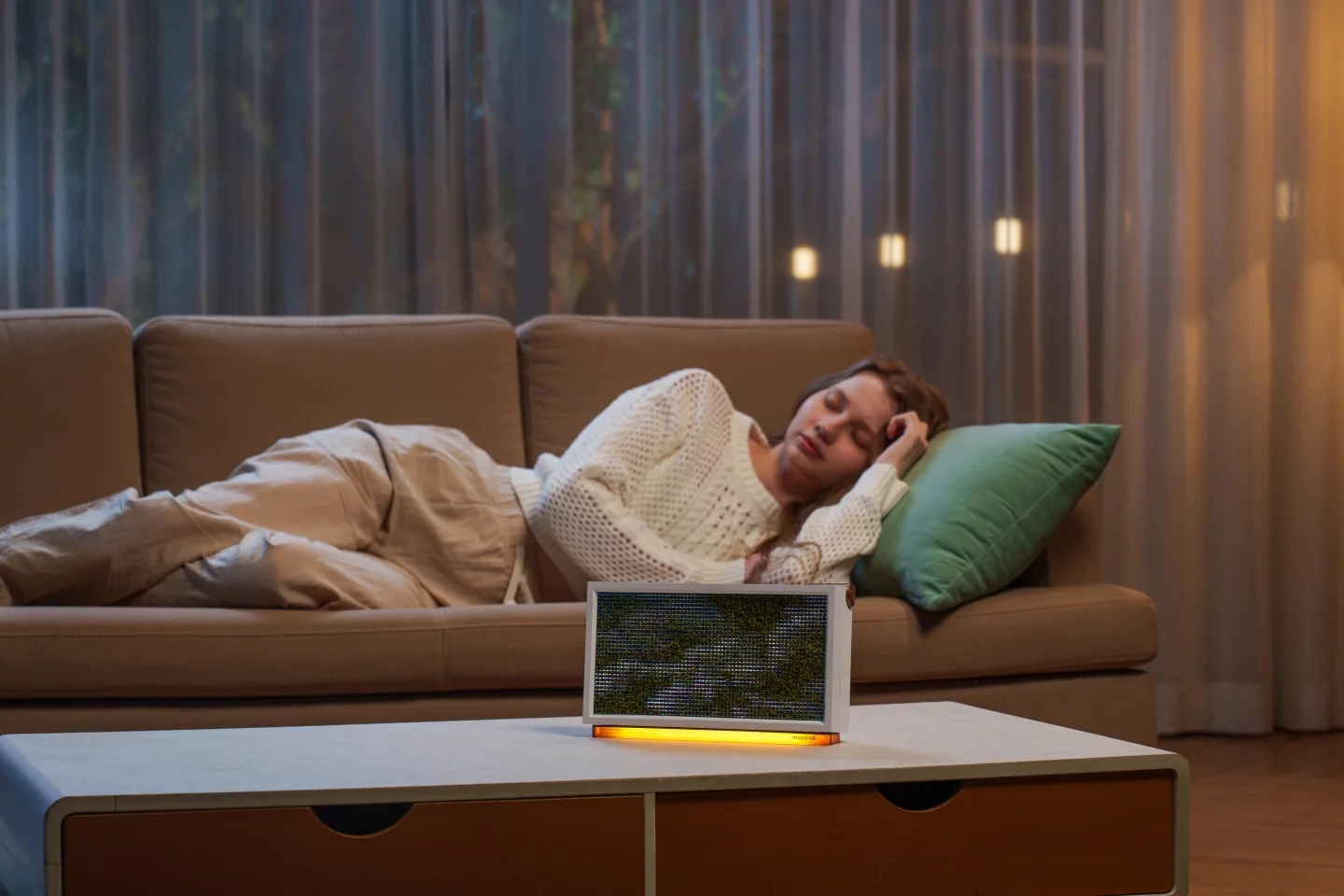 From forest sounds to gentle rain on a roof, the soundscapes are designed to help you drift off to sleep