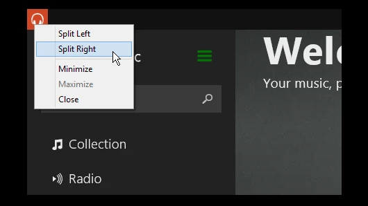 Modern apps now have a title bar that lets you move the window