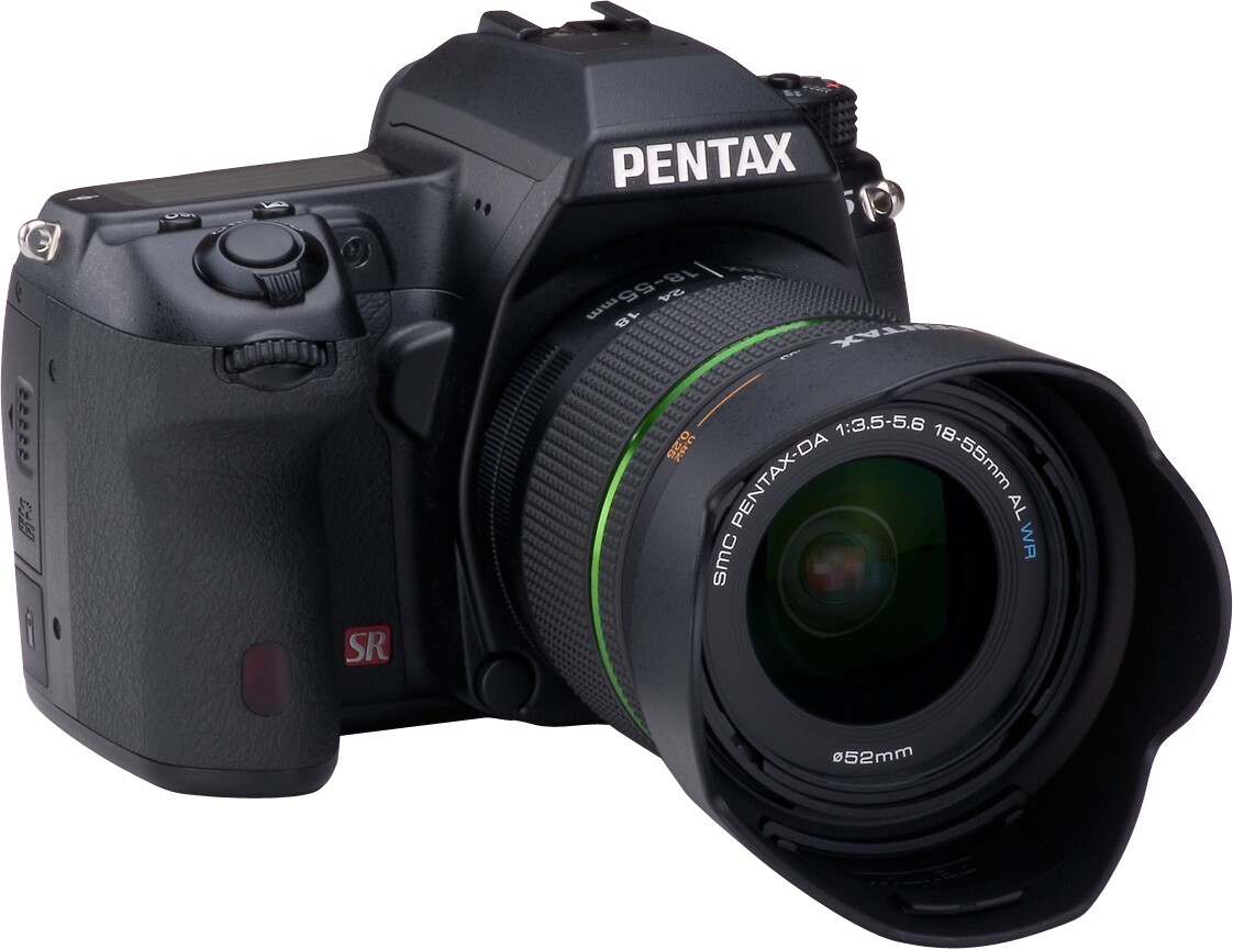 The K-5 has a new, faster 11 point (9 cross) SAFOX IX autofocus system with dedicated AF assist lamp and light wavelength sensor