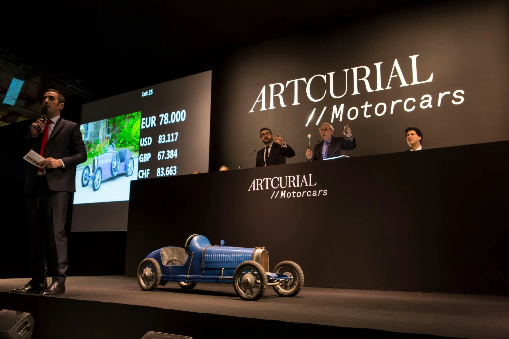 At 5,000 francs (around US$250 in 1926), there weren't a lot of parents able to spend the price of a car on their seven year old. The Bebe became an immediate favorite with the children of royalty, the rich and the famous, and the enduring image of twenties excess was a child accompanying his parents on a stroll in his 5,000 franc toy. There were races held for the Bugatti Bebe in French holiday resorts such as Deauville and St Tropez. These days, the Bebe sells for $70,000 and upwards. Full story