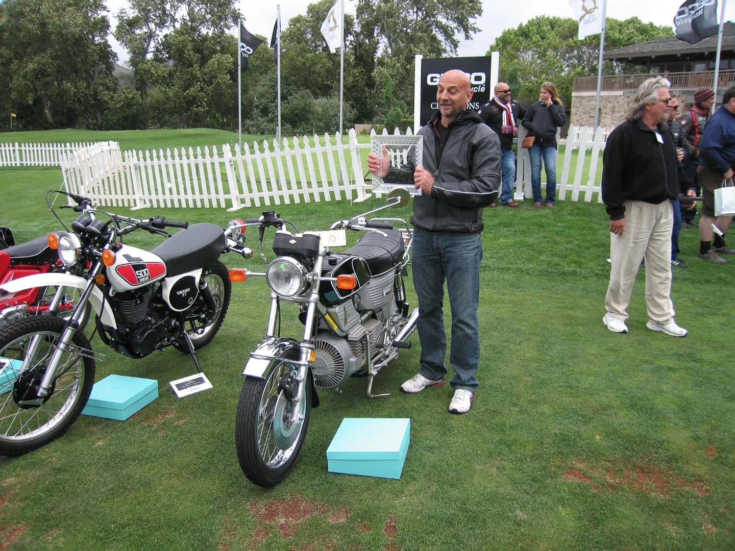 This Wankel powered bike and its owner took a top award at the Quail Motorcycle Gathering