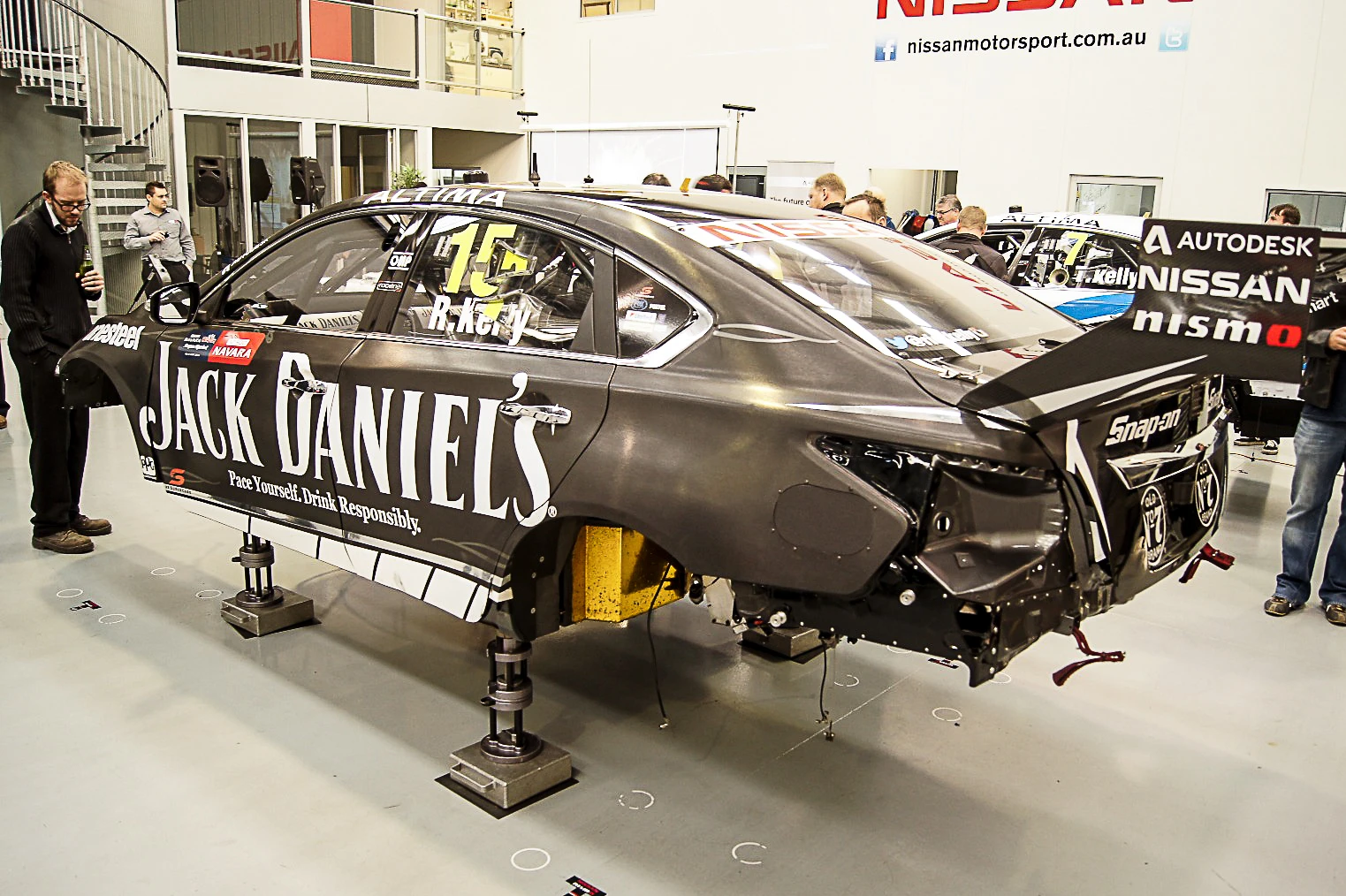 Most of the body panels are carbon fiber