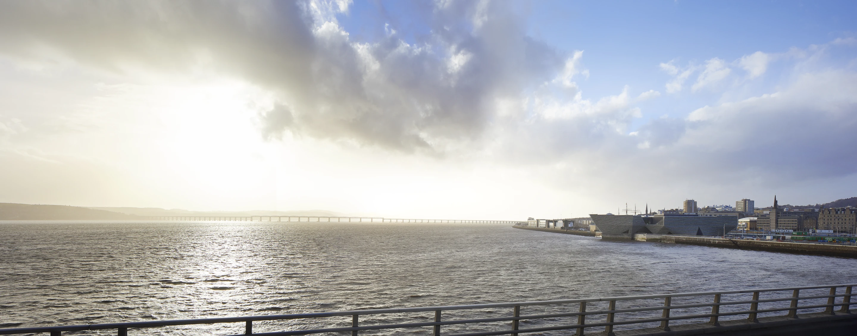 The V&A Dundee museum is set on the banks of the River Tay