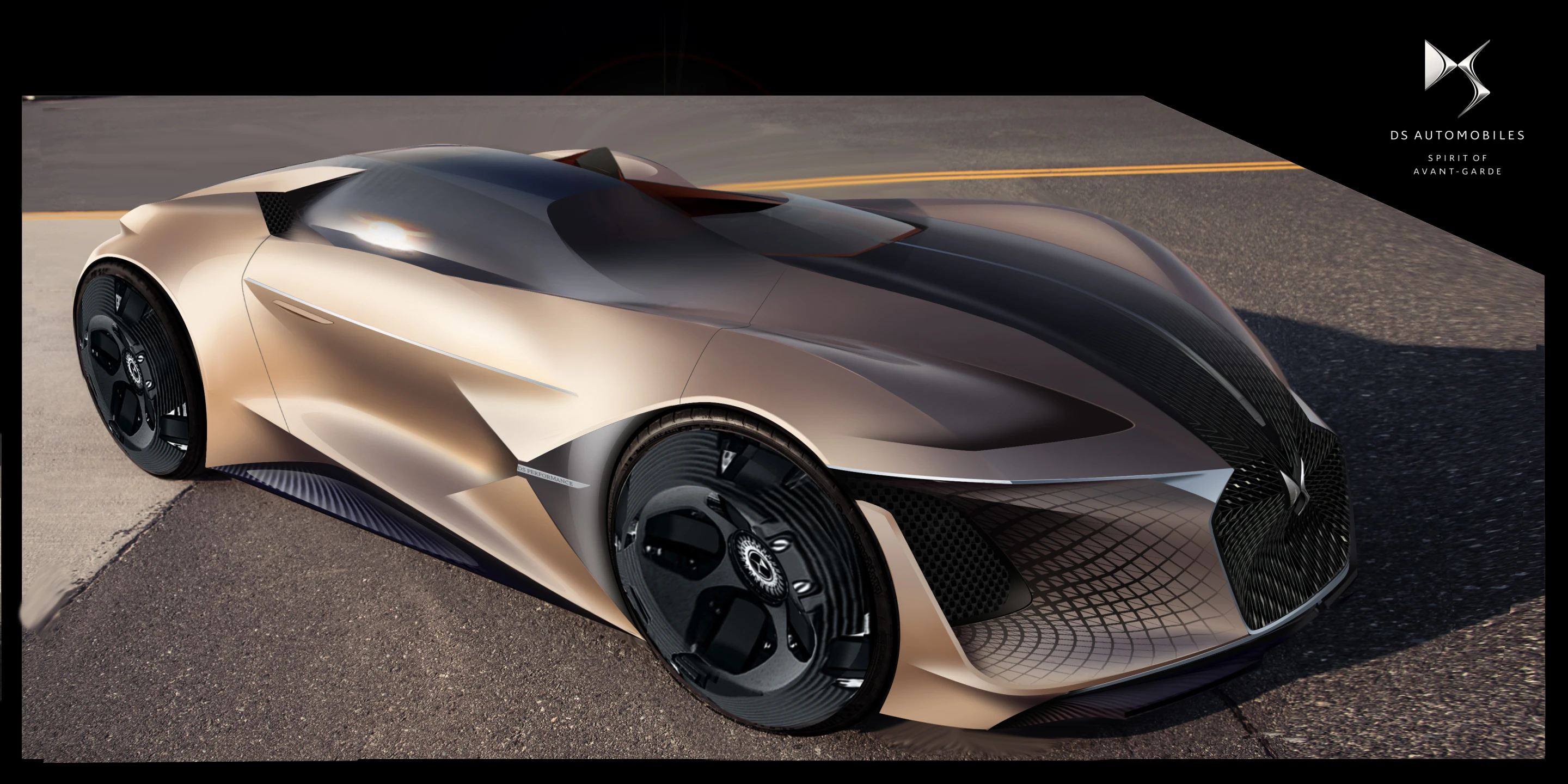 Comfortable, road-going sedan on one side, track-ready roadster on the other