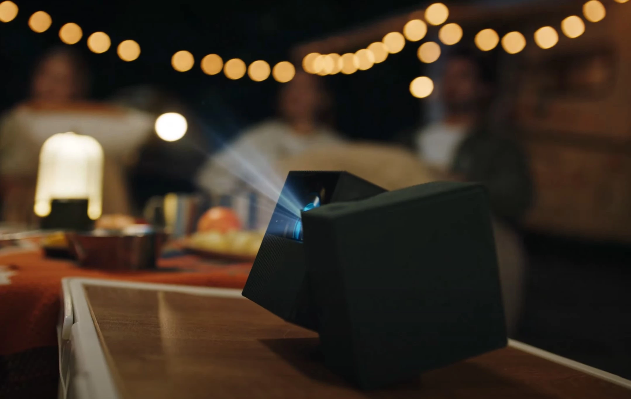 Low ambient lighting will be the order of the day, as the PlayCube's LED light source puts out just 750 lumens