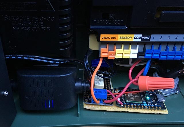 When the deep learning system determines that the motion was a cat, it pings aWi-Fi chip attached to the home's sprinkler system, which turns on the waterworks for two minutes