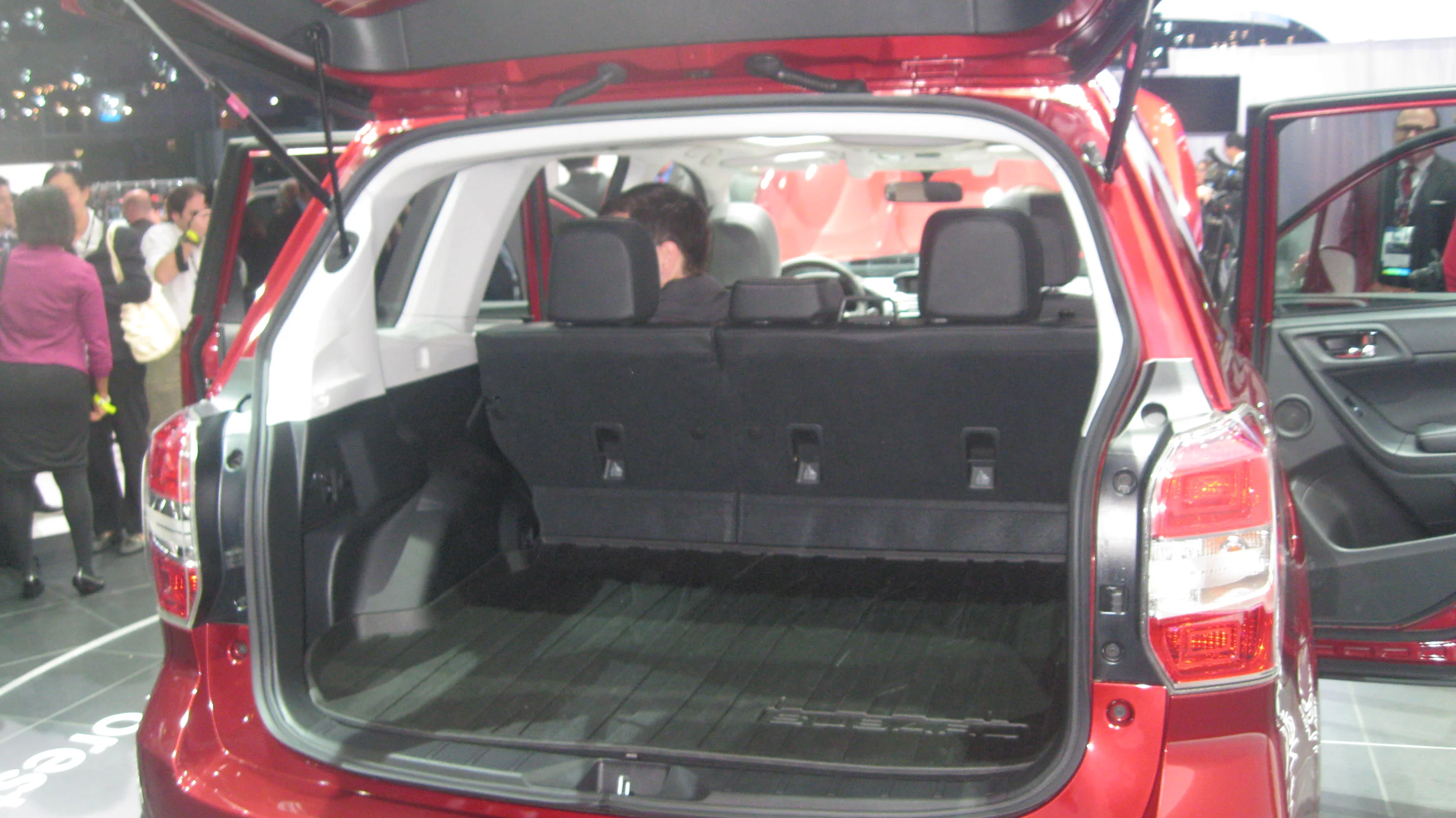 Maximum cargo capacity increases to more than 74 cu ft (2,100 liters)