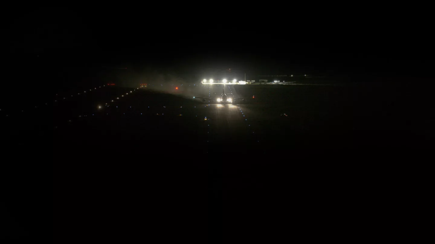 Virgin Orbit's Cosmic Girl mothership on the runway