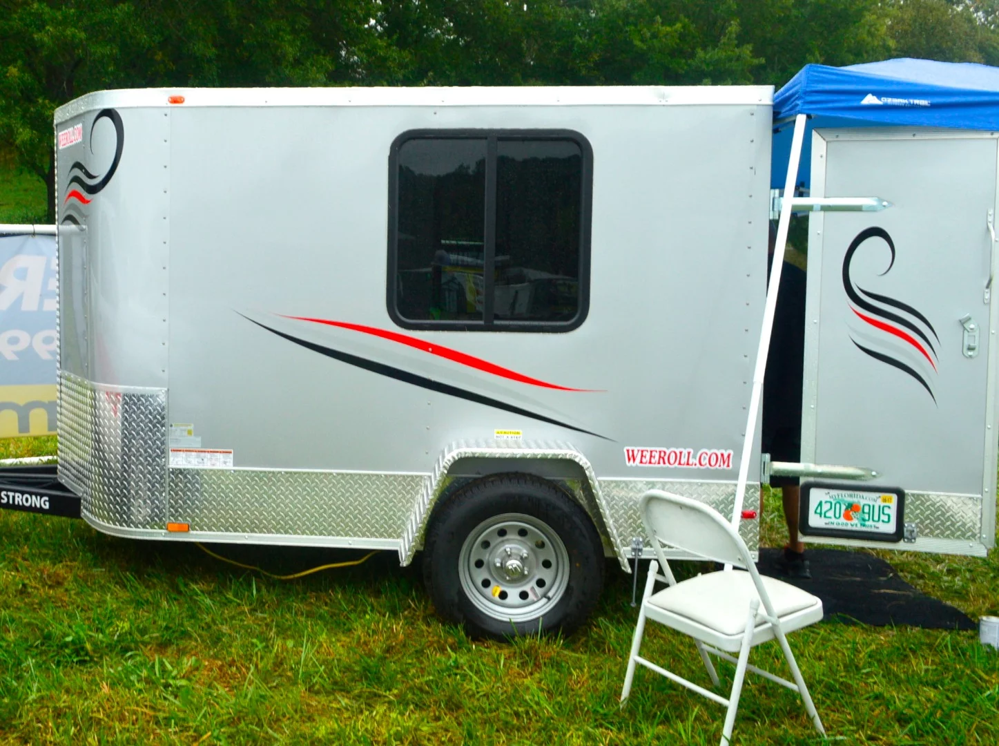 The Wee Roll MPV was the simplest trailer we saw on display at Overland Expo East, starting at $3,995 for this size and $2,995 for the smallest model