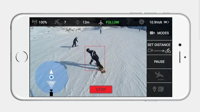 Live video stream via connected app