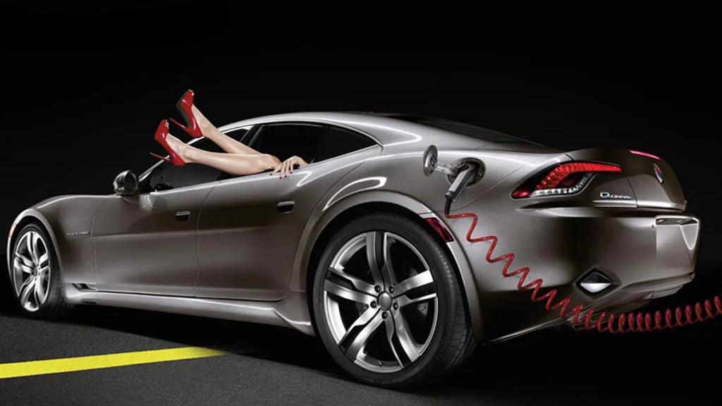 The Karma plug-in hybrid electric vehicle from Fisker Automotive