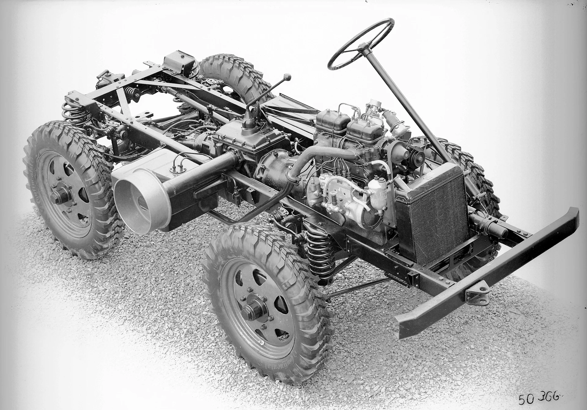 Unimog chassis, circa 1950