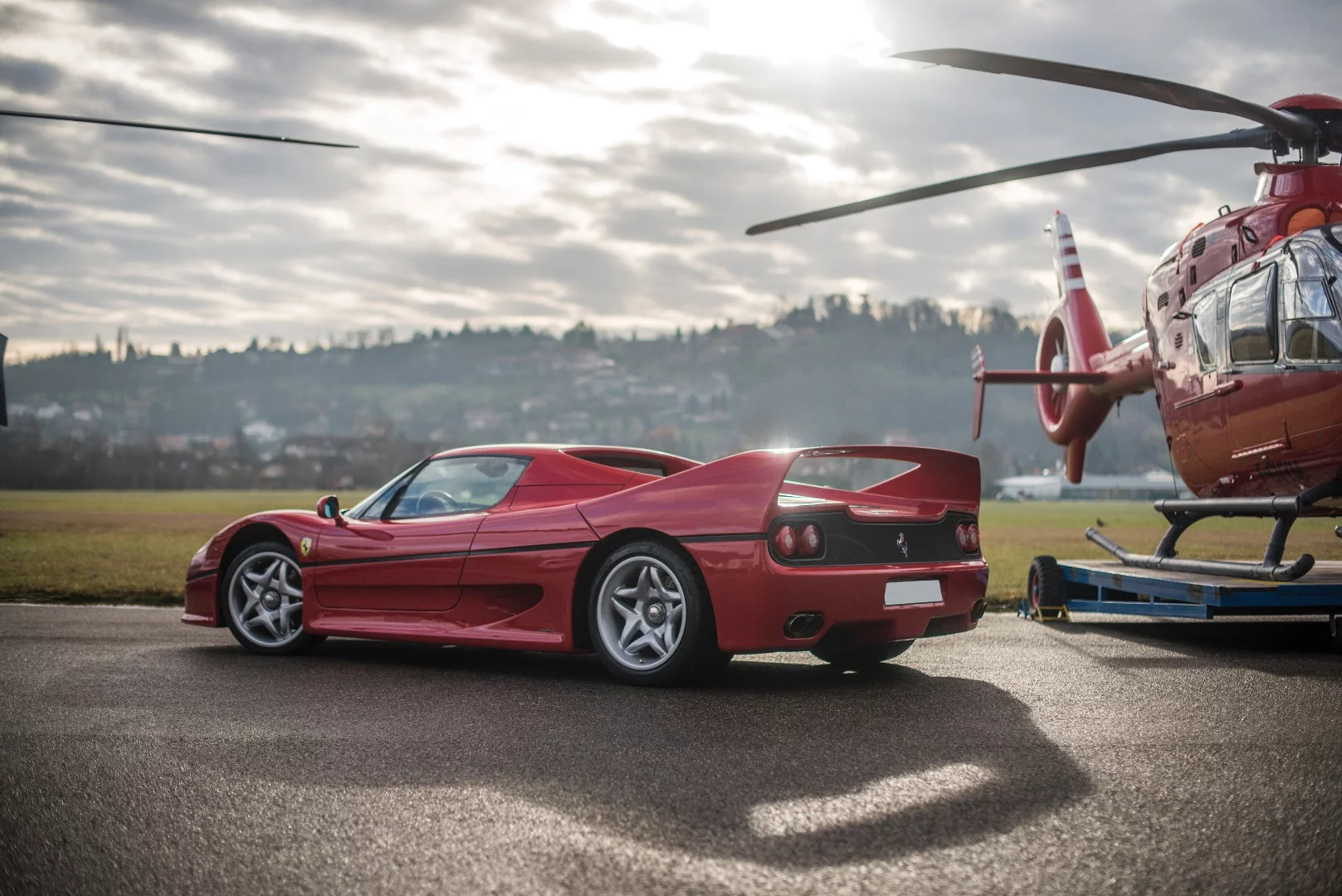The F50 used a bored-out F1 engine