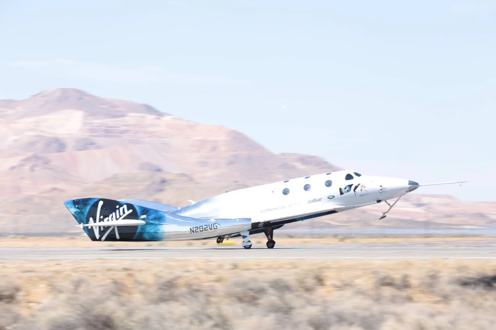 Virgin Galactic's spaceplane touches down safely after its second powered test flight