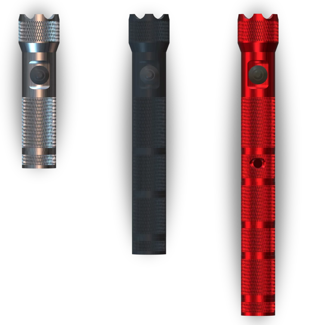 The Pyyros torch changes size based on which elements are fitted
