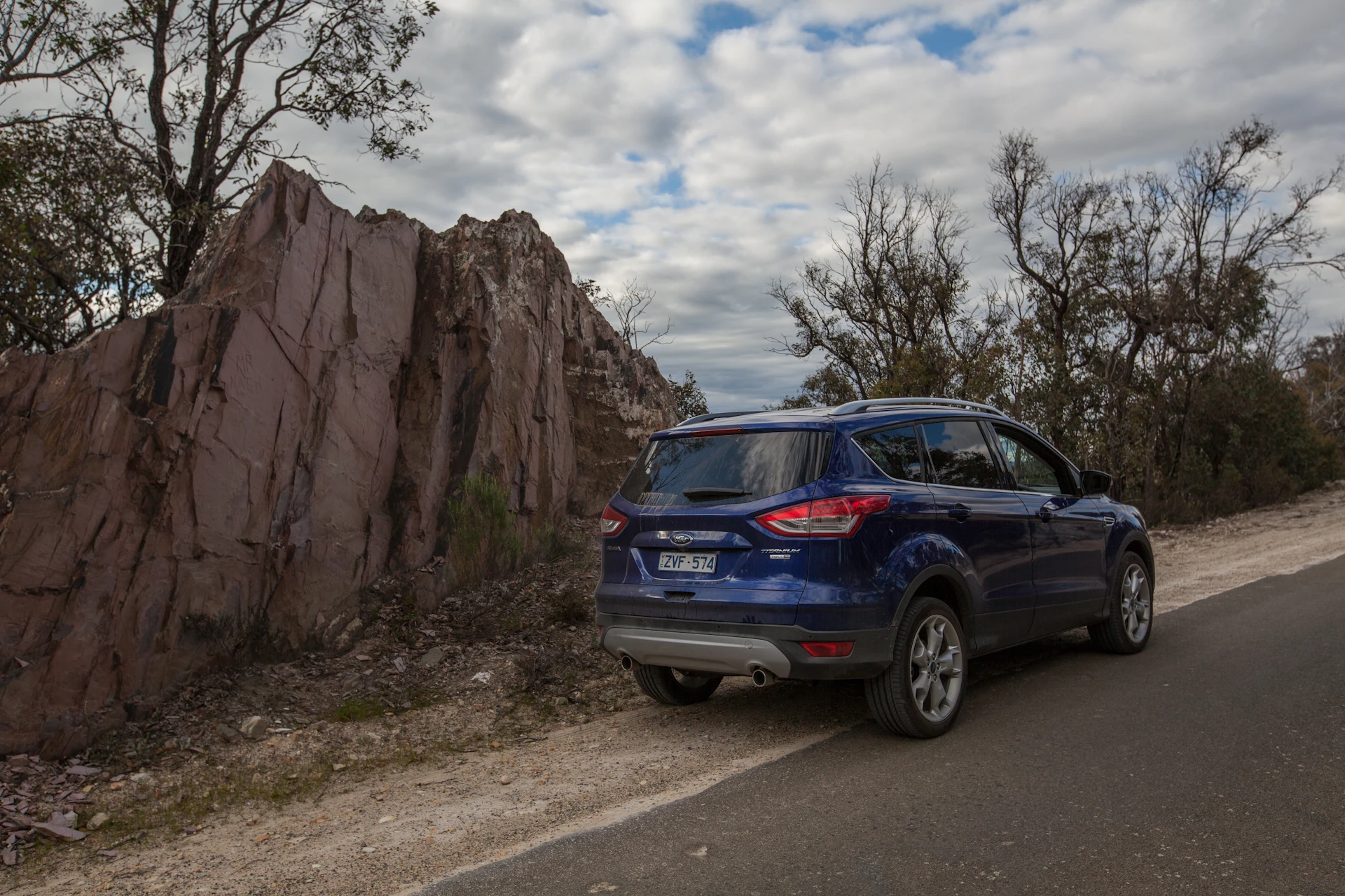 The Kuga is more than capable of navigating beyond the tarmac (Photo: Noel McKeegan/Gizmag.com)