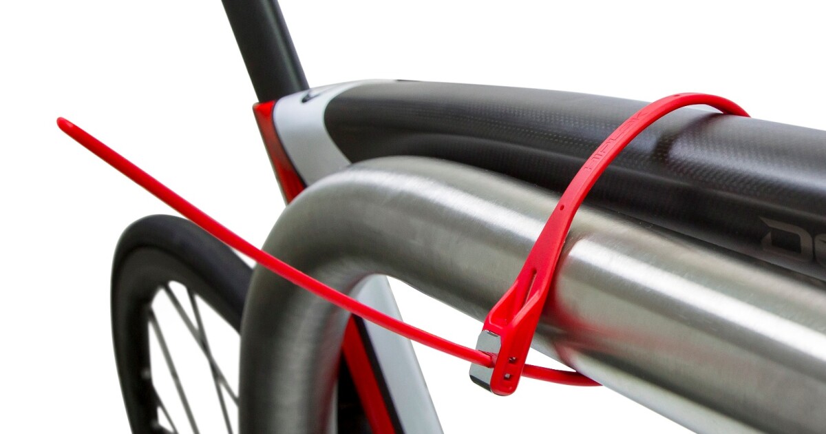 Locking up your bike with a ziptie?