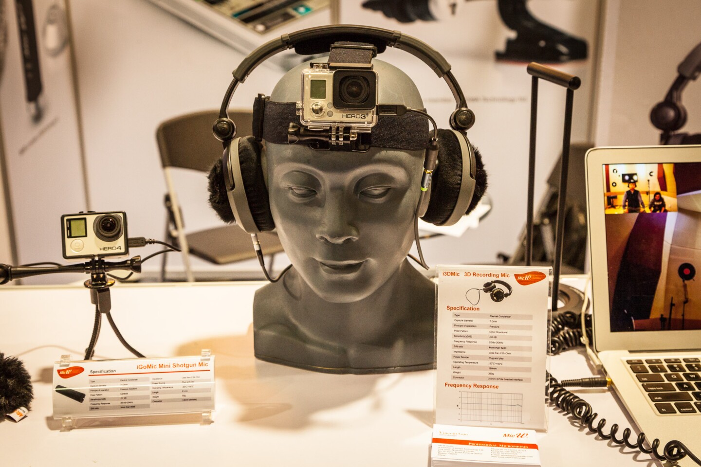 The i3DMic will launch in America in March (Photo: Loz Blain/Gizmag)