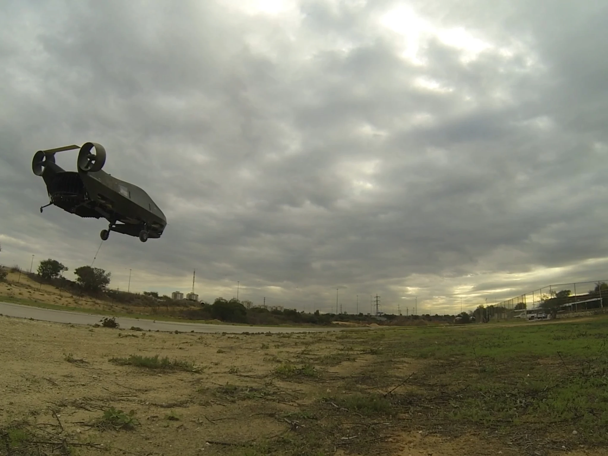 The AirMule, shortly after take-off