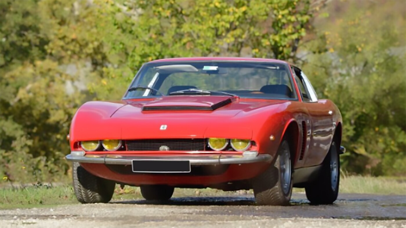 One of the very rare "Can-Am" IR-9 versions, powered by a Chevrolet Corvette engine of 454 (7.4-liters) developing nearly 400bhp. One of just 20 Series II cars in the total 413 Iso Grifos made. Auction Description