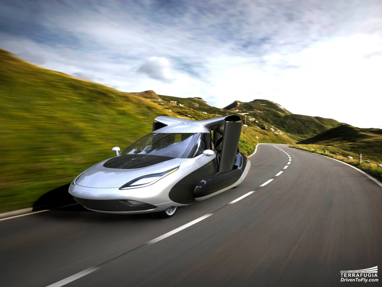 The TF-X works as a plug-in hybrid on the ground