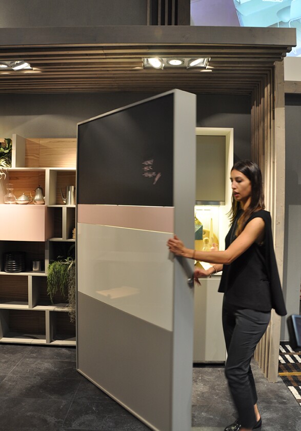 The kitchen can open to the left or right depending on the requirements of the home
