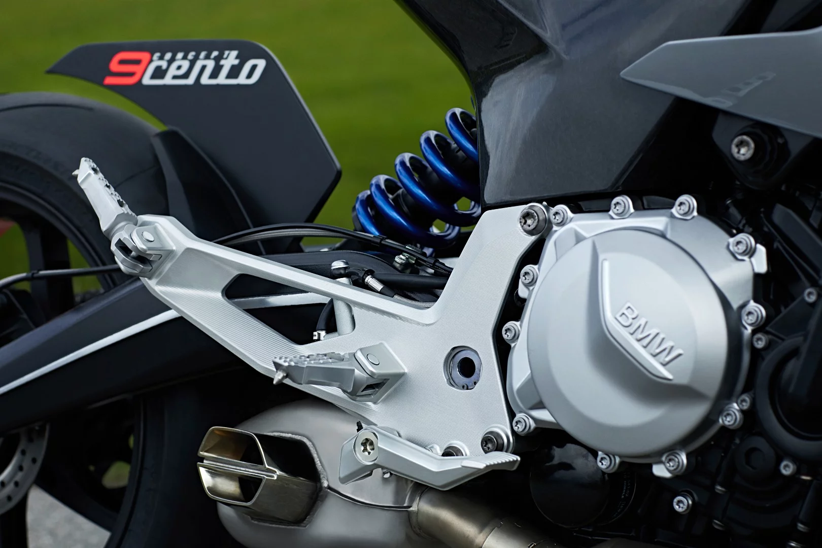 It is difficult to show the fine detail of the BMW 9cento in images, but close up, it's a treat.