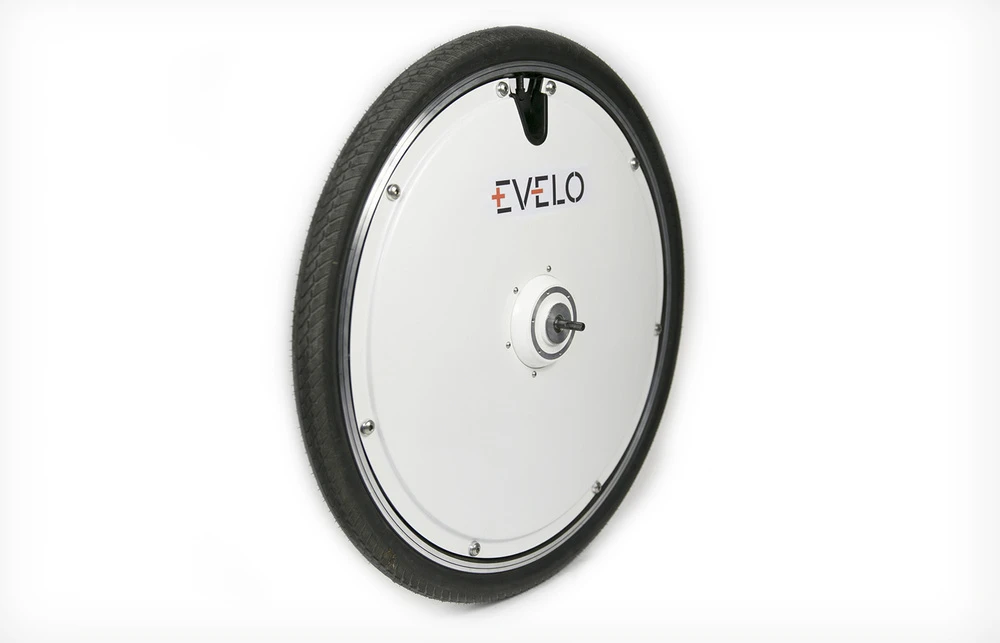 The Evelo Omni Wheel can deliver a speed of up to 20 mph (32 km/h)