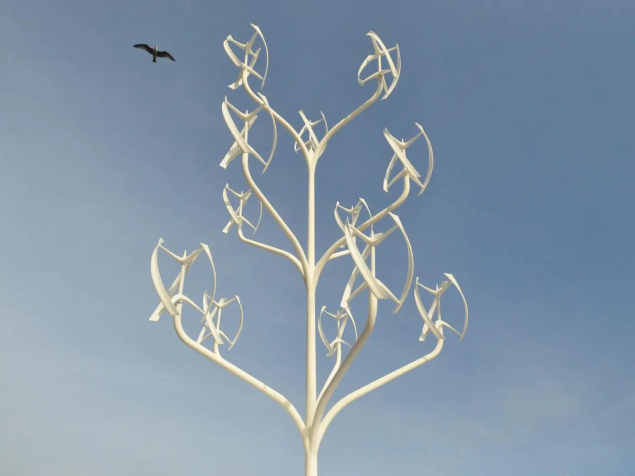 A 12 turbine Power Flowers installation