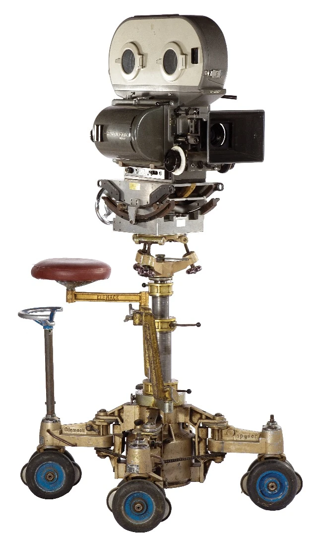 A Panavision PSR-148 35mm camera used on films such as The Exorcist and The French Connection was sold for $120,000