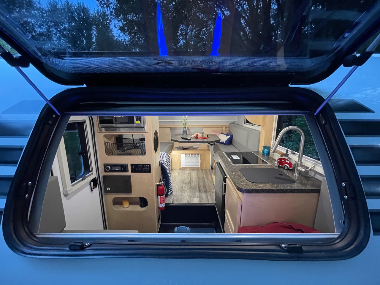 A peek through the front window