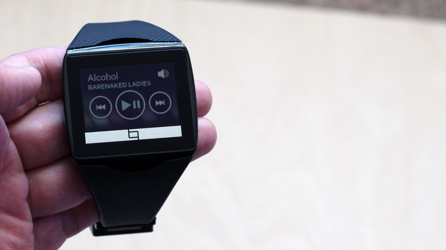 The Qualcomm Toq is one of several smartwatches that let you control your smartphone's music playback