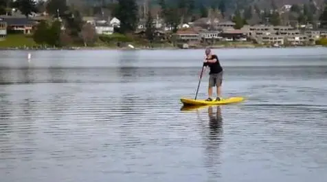 The Origami Paddler gives you the rigid ride of a hard board