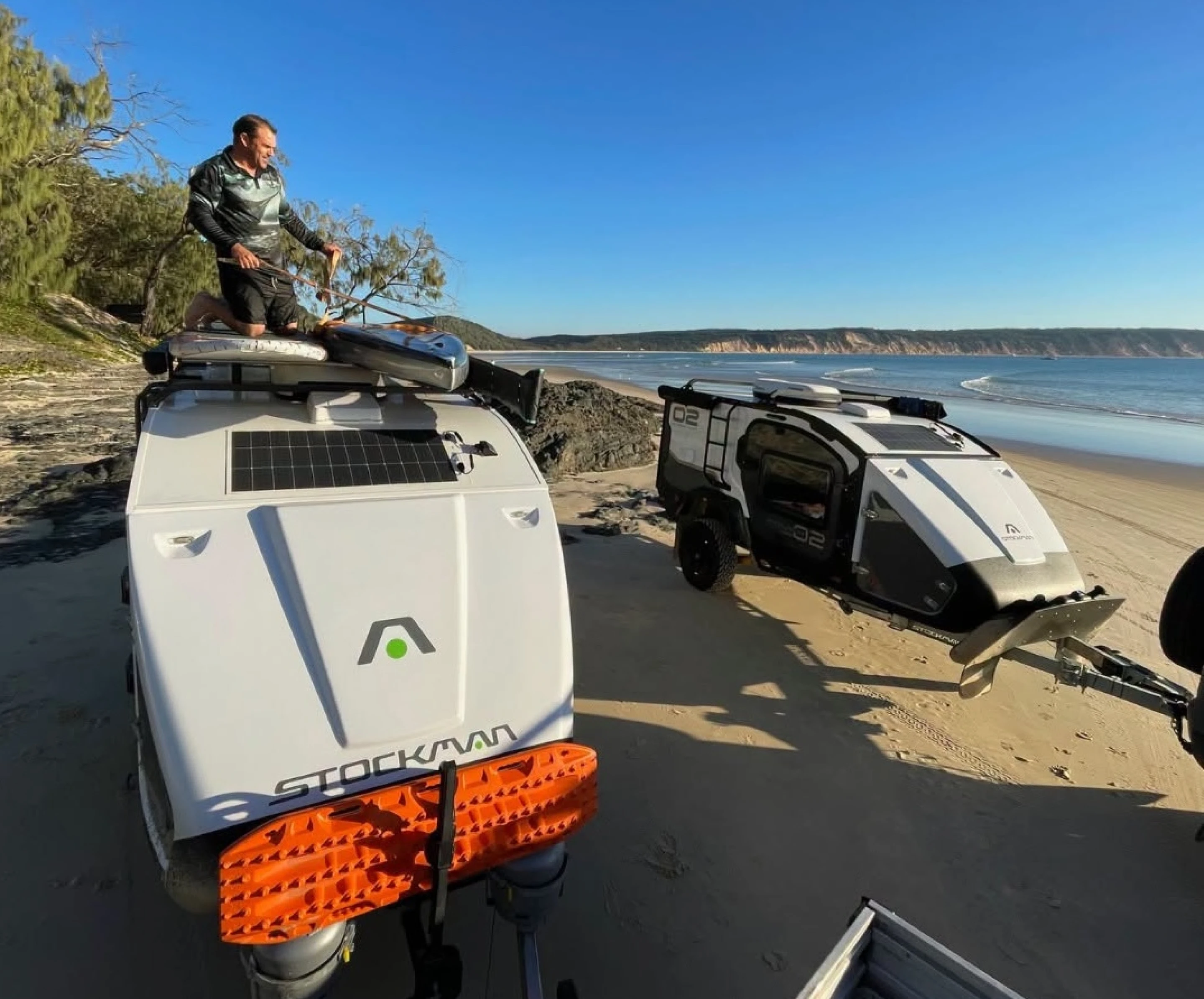 Stockman Rivere 2 Stockman Rover 2.0 teardrop camper adds serious wings and power