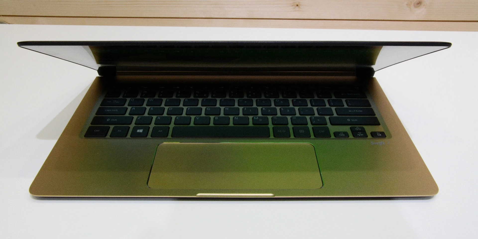 A fingerprint scanner is included, but a backlit keyboard is optional