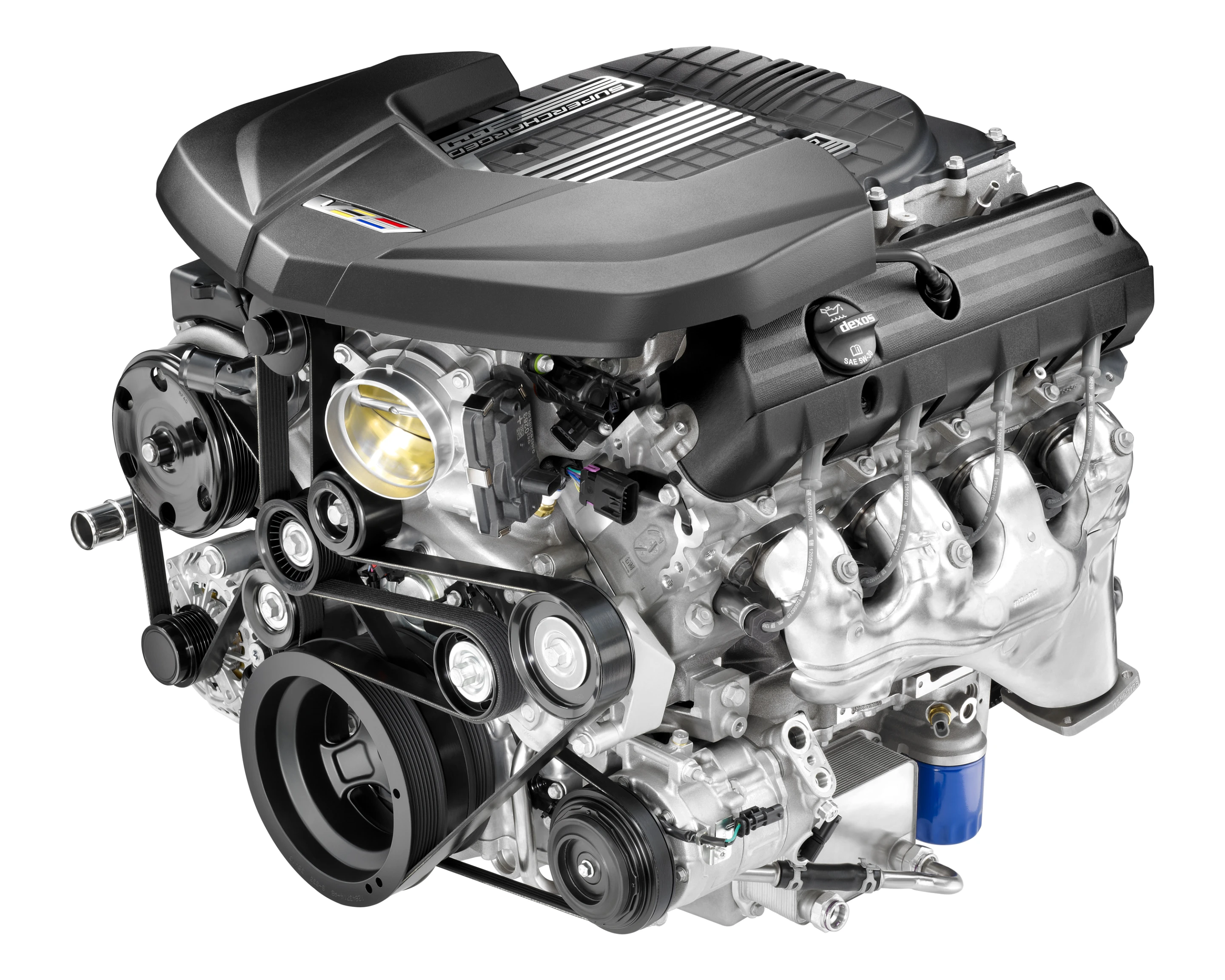 The supercharged motor produces 640 hp