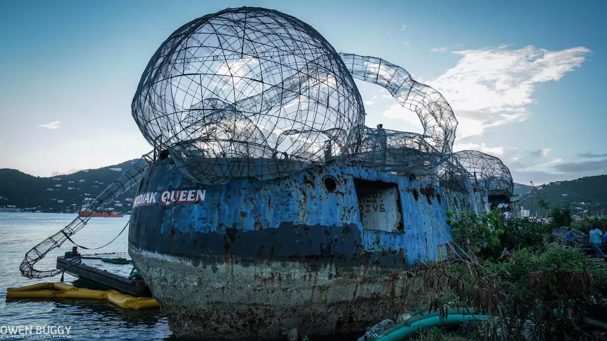 The giant octopus framework taking shape